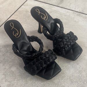 Sam Edelman Braided Leather Heels - 8.5